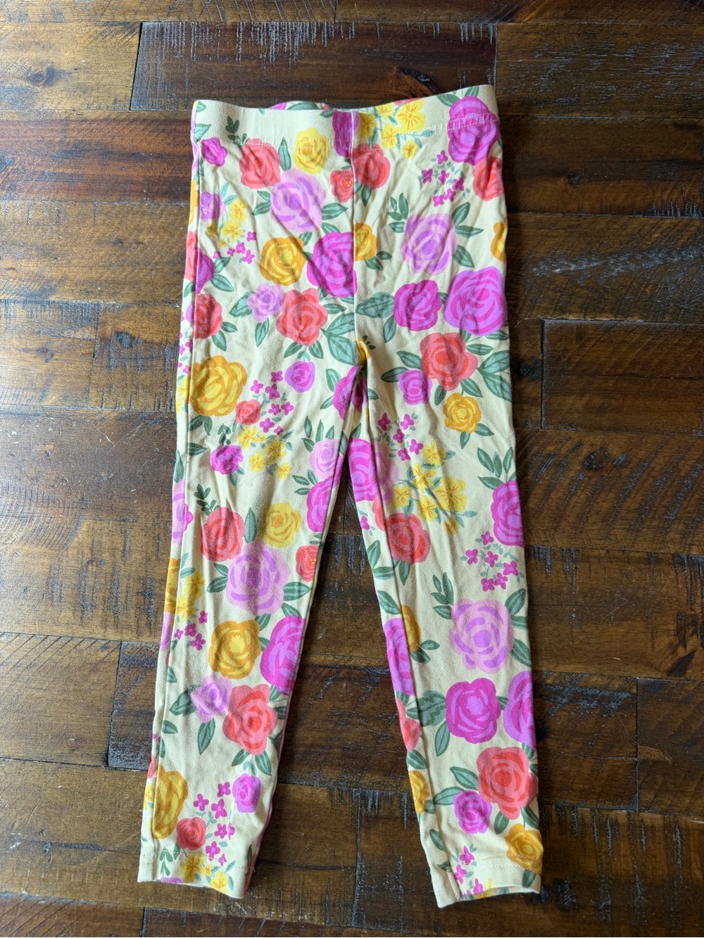 Little Sleepies Yellow Floral Leggings